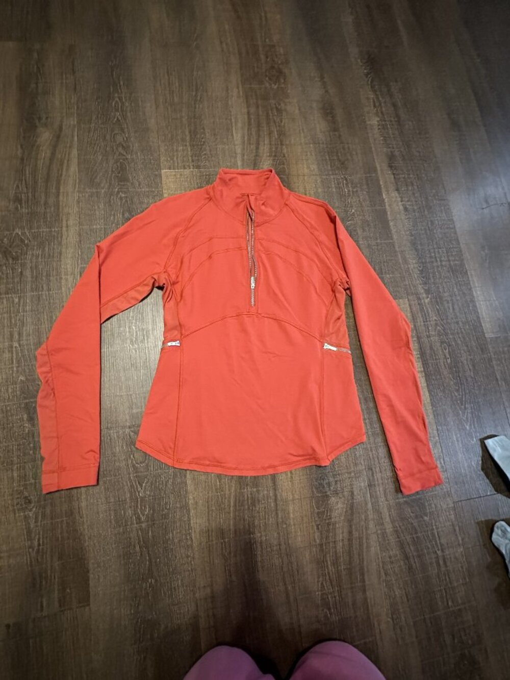 Lululemon Front Of The Pack 1/2 Zip Size 10
